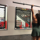 Ana, working hard at the gym.